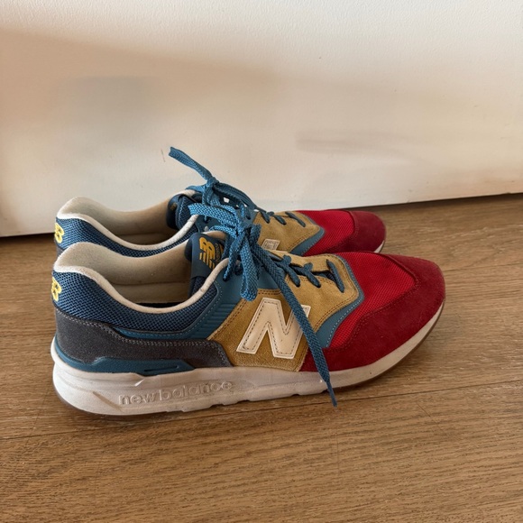 New Balance workwear Red Navy Mustard Sneakers men size 13